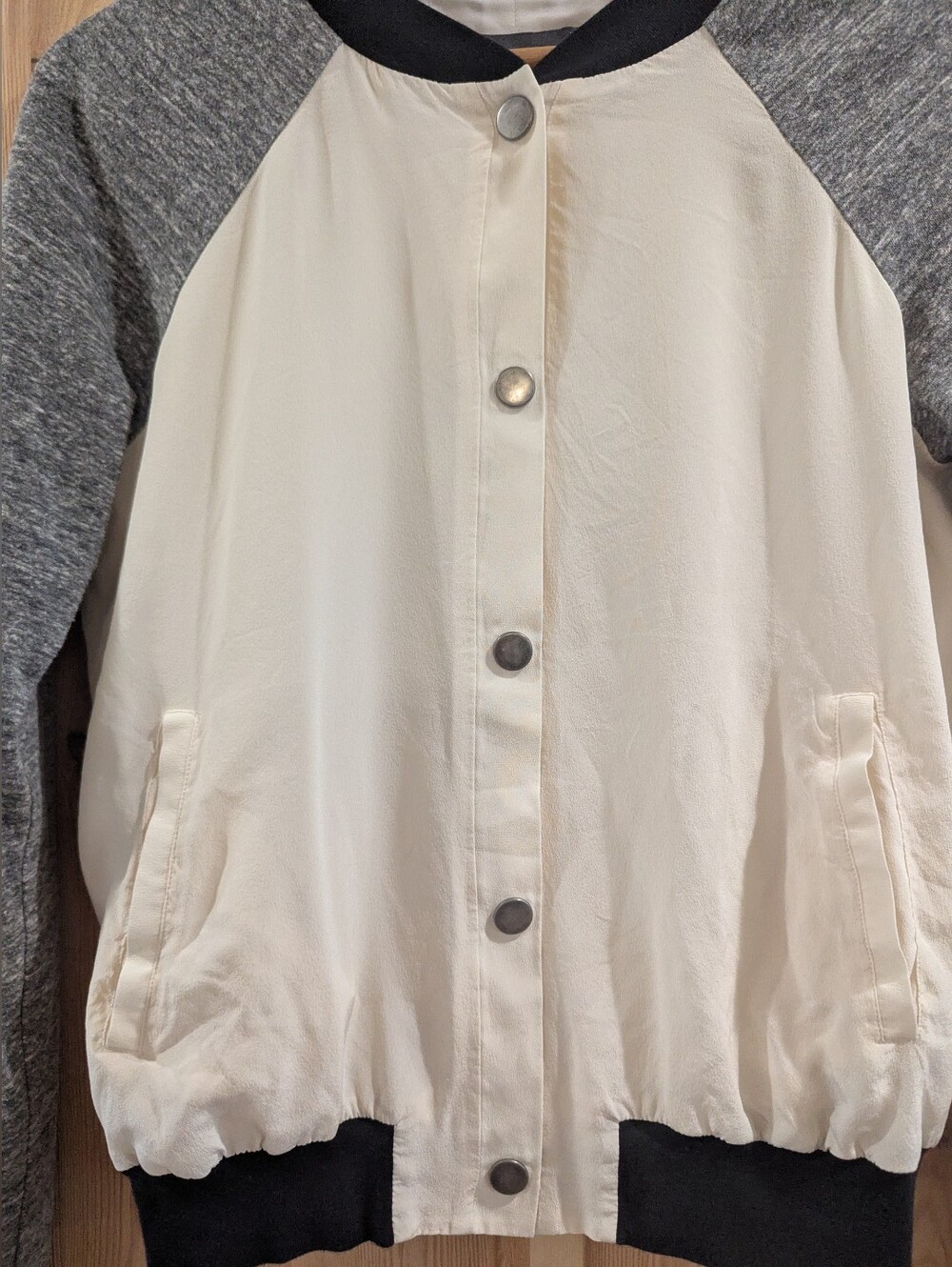 PJK Patterson J. Kincaid 100% Silk Bomber - Picture 5 of 8